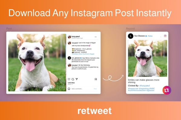 Retweet Instagram Images
